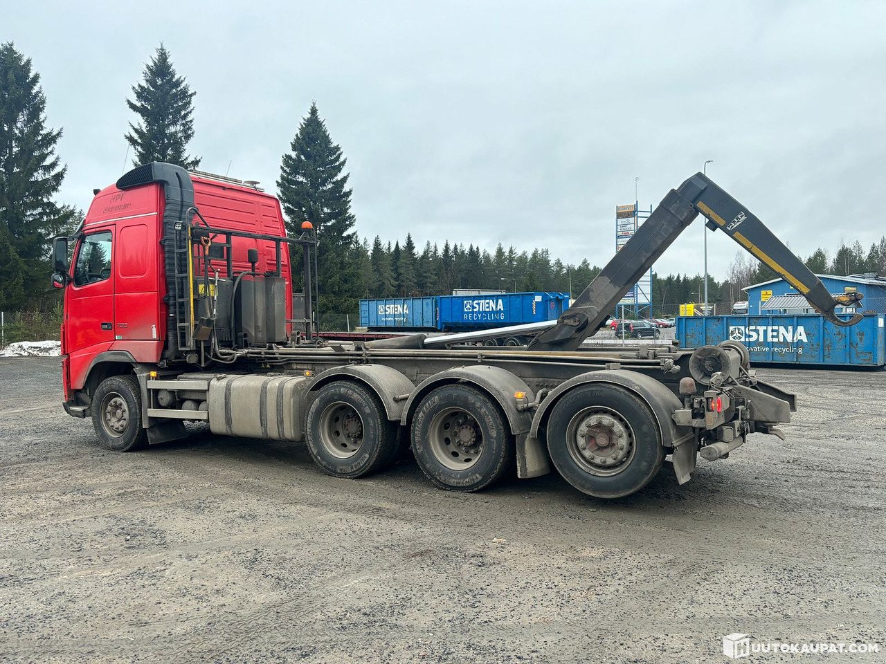 Camión multibasculante Volvo FH16 hooklift truck. 2010, Kalajoki