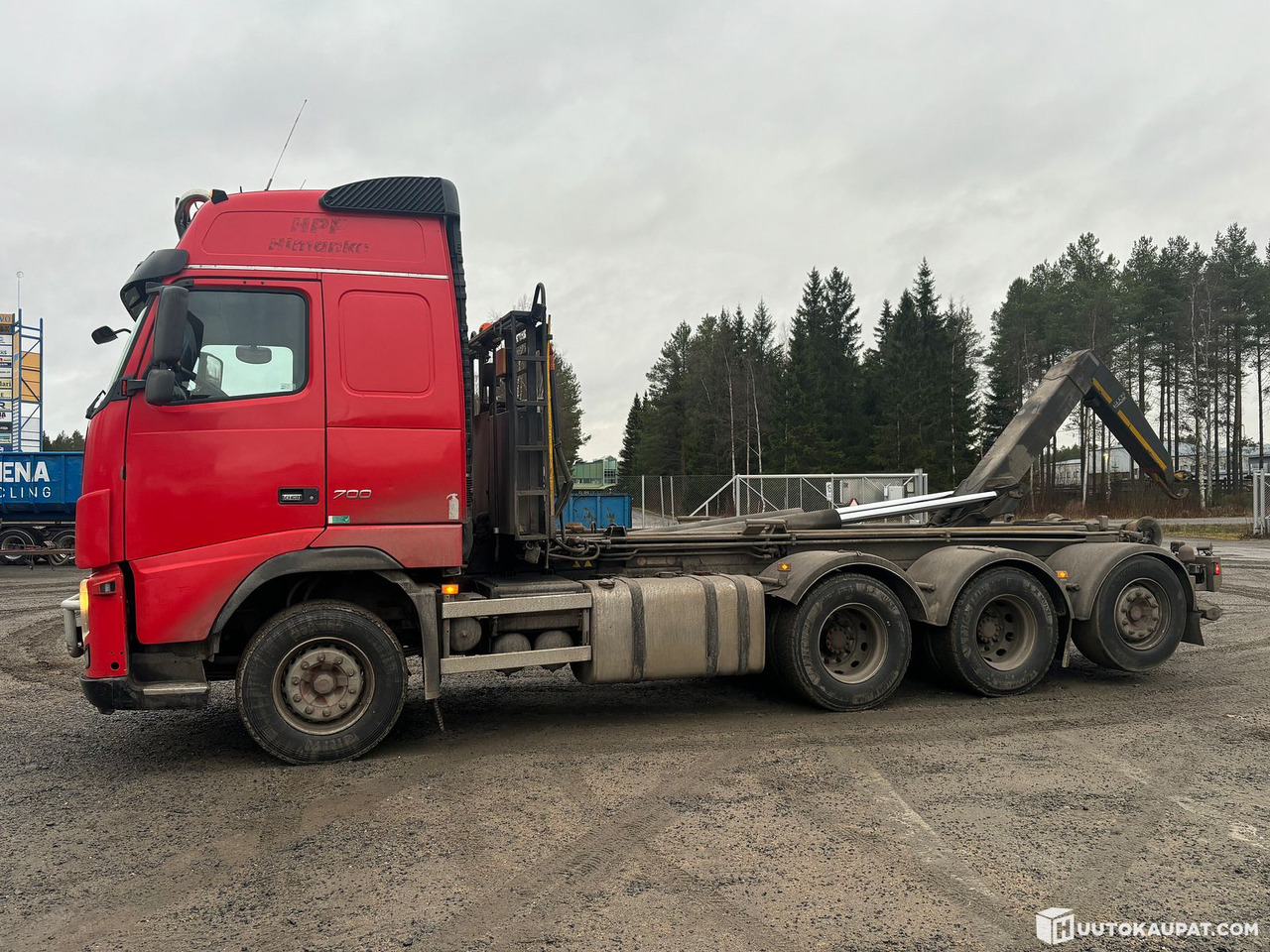 Camión multibasculante Volvo FH16 hooklift truck. 2010, Kalajoki