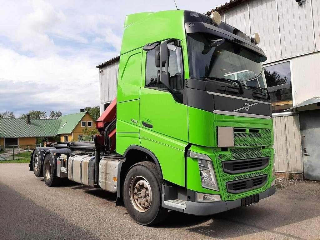 Camión multibasculante Volvo FH500 6X2 PALIFT + HMF 2120 K5
