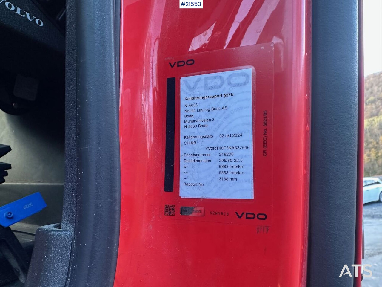 Camión multibasculante Volvo FH500 krokbil 8x2 m/ 21 t krok.