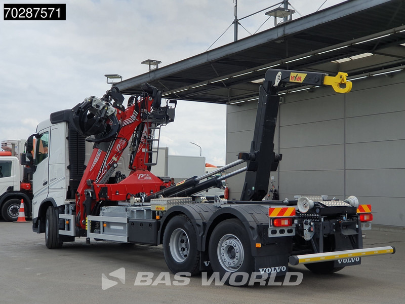 Camión multibasculante Volvo FH 500 6X2 Penz Crane 15Z9.50R HYVA 20-57-S Hooklift Lift+steering Automatic Euro 6