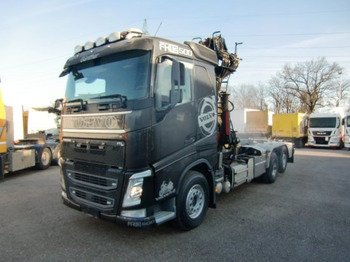 Camión multibasculante Volvo FH 500 6x2, Schrottkran, Waage, E6, Liftachse