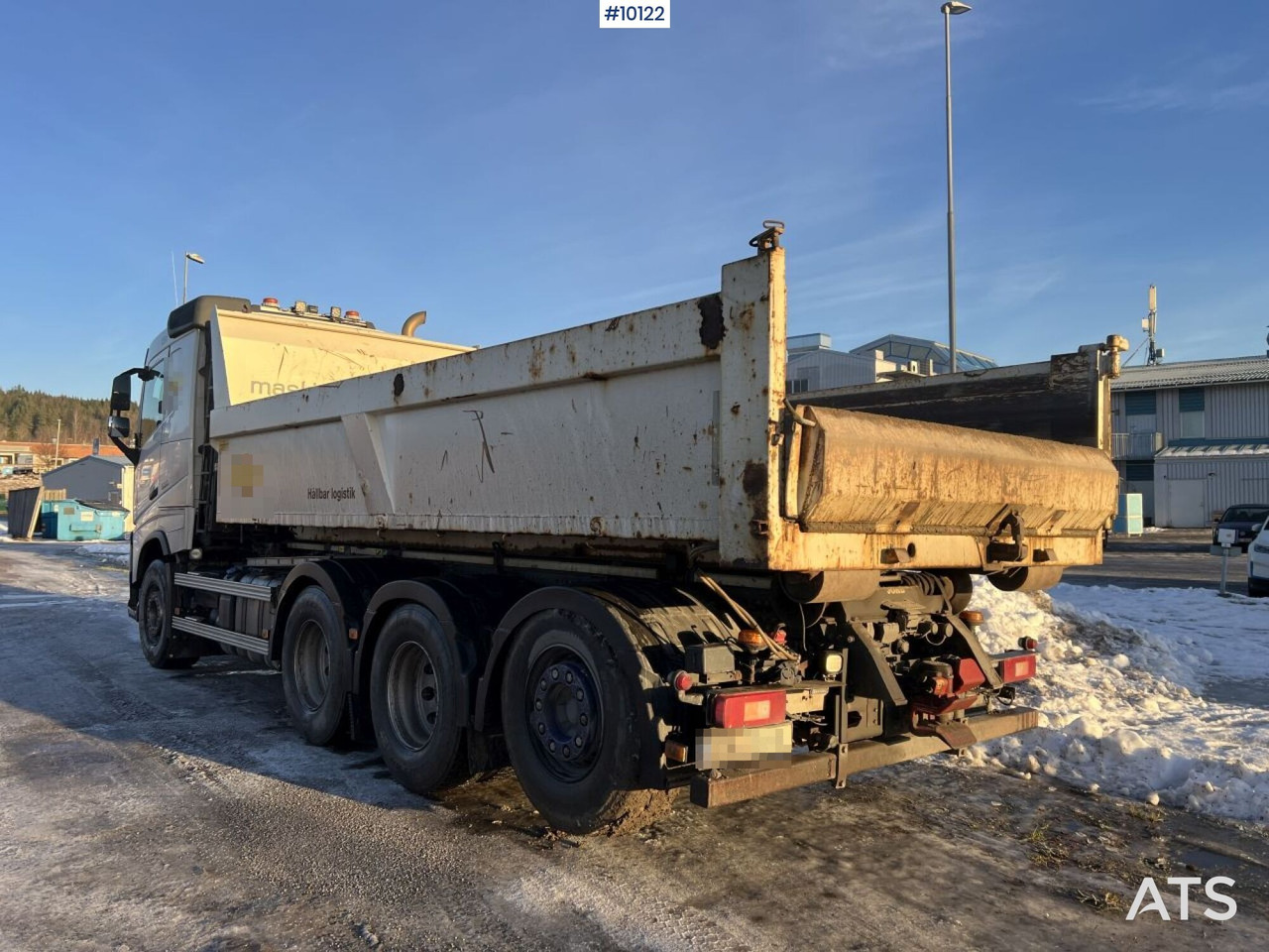 Camión multibasculante Volvo FH 8*4 Tridem Hooklift with flatbed