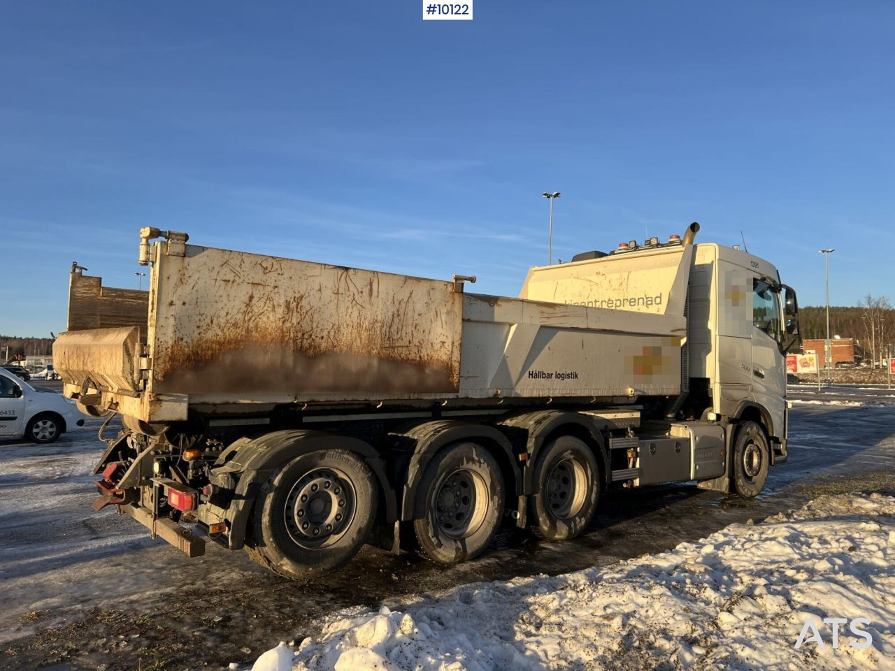 Camión multibasculante Volvo FH 8*4 Tridem Hooklift with flatbed