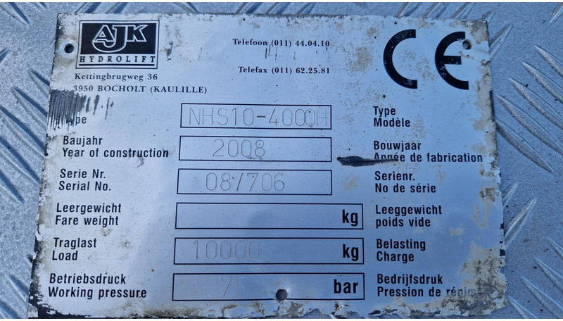 Camión multibasculante Volvo FL280 4X2 HMF 1560 + platform