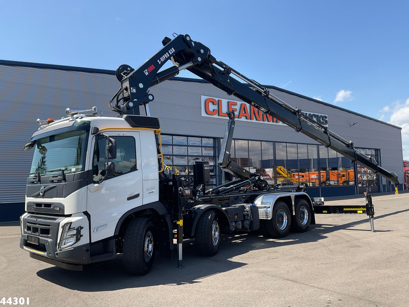 Camión multibasculante Volvo FMX 500 8x4 Euro 6 Hiab 65 Tonmeter laadkraan + Multilift 25 Ton haakarmsysteem NEW AND UNUSED!