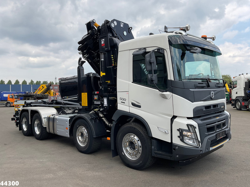 Camión multibasculante Volvo FMX 500 8x4 Euro 6 Hiab 65 Tonmeter laadkraan + Multilift 25 Ton haakarmsysteem NEW AND UNUSED!