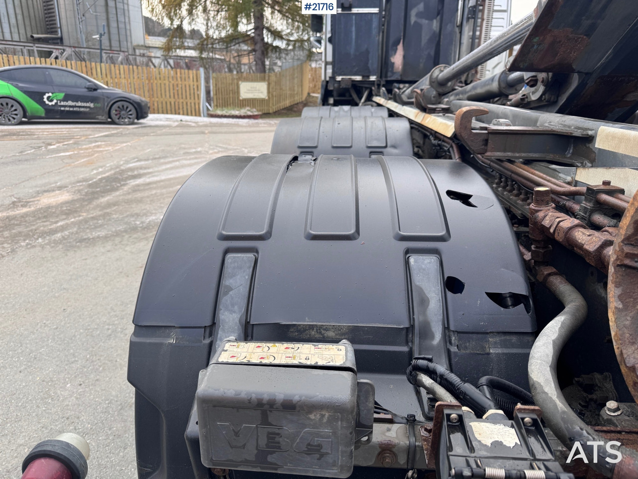 Camión multibasculante Volvo FMX 540 Krokbil - HIAB 24T Krok - Tridem