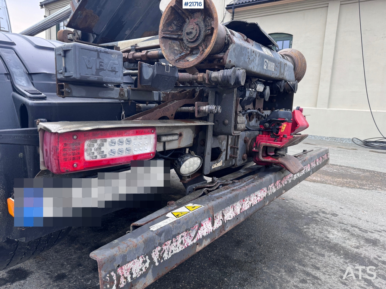 Camión multibasculante Volvo FMX 540 Krokbil - HIAB 24T Krok - Tridem