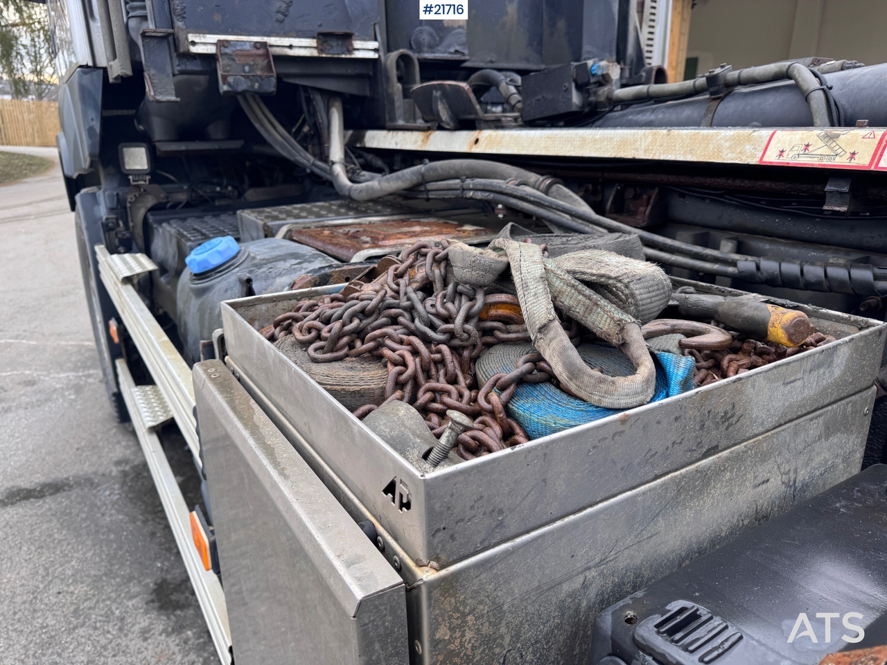 Camión multibasculante Volvo FMX 540 Krokbil - HIAB 24T Krok - Tridem