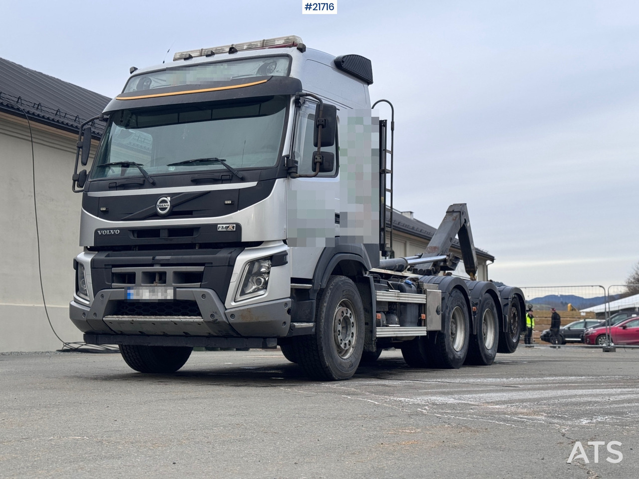 Camión multibasculante Volvo FMX 540 Krokbil - HIAB 24T Krok - Tridem