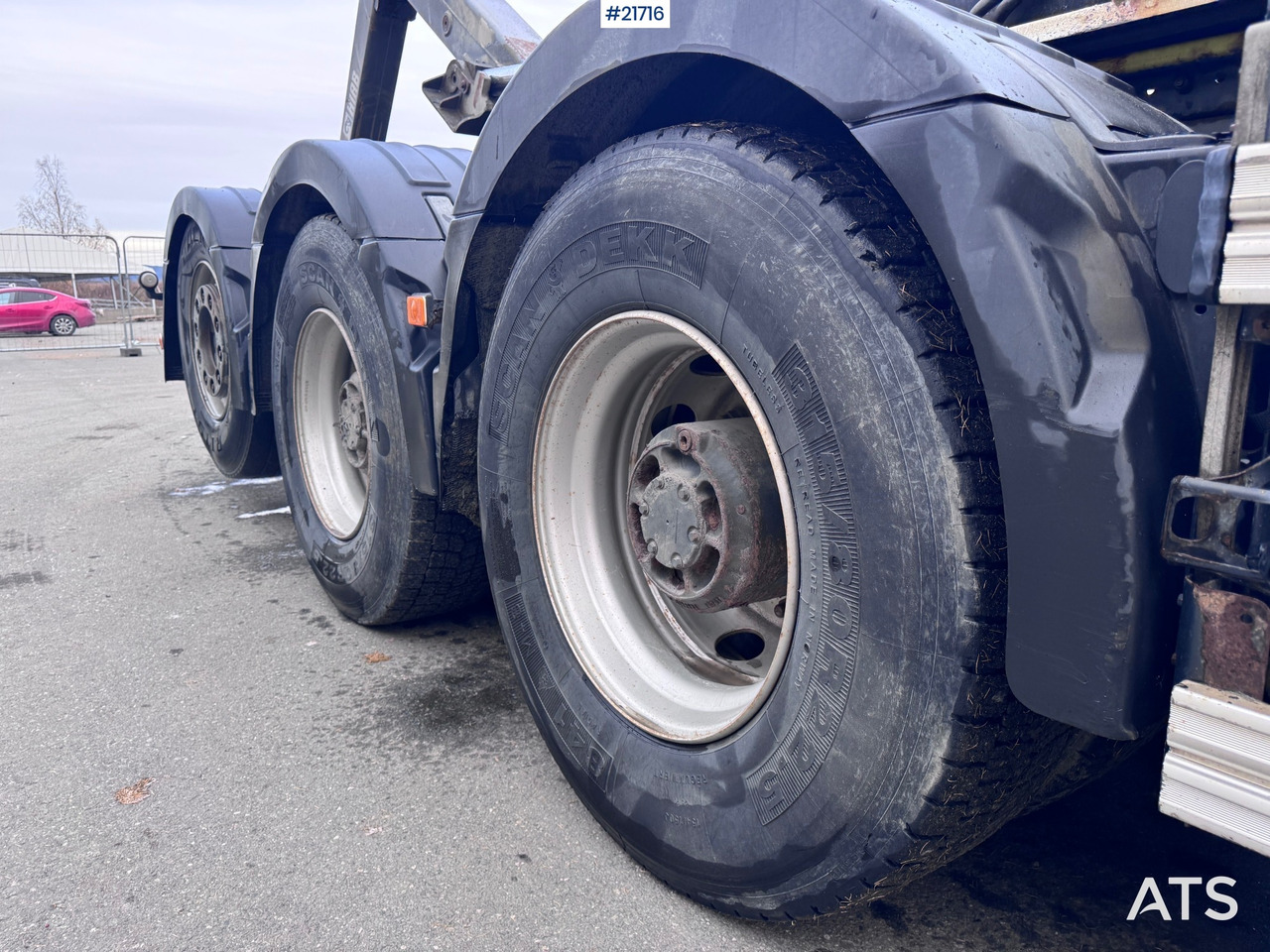 Camión multibasculante Volvo FMX 540 Krokbil - HIAB 24T Krok - Tridem