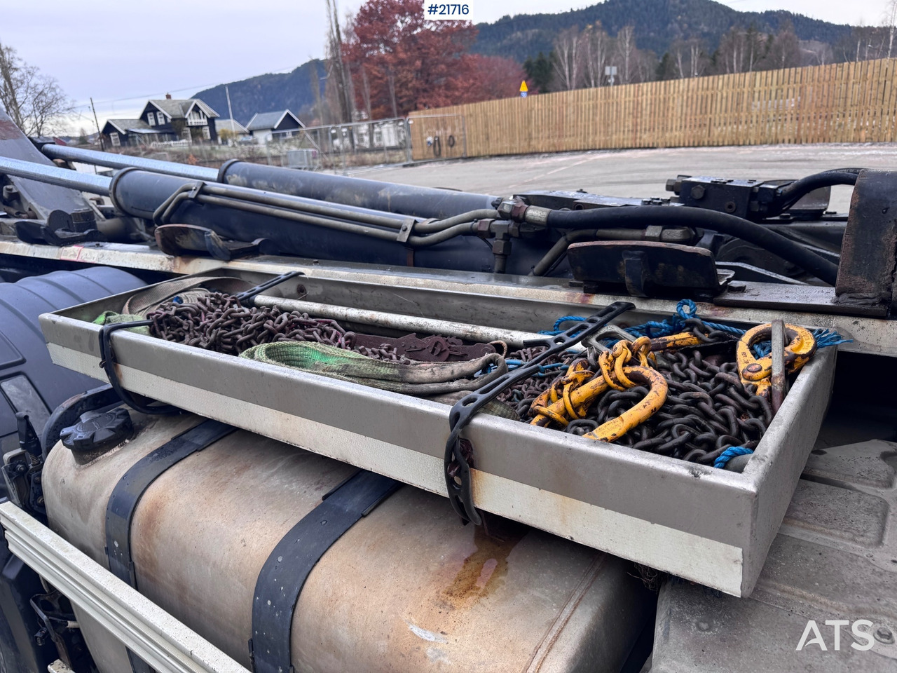 Camión multibasculante Volvo FMX 540 Krokbil - HIAB 24T Krok - Tridem