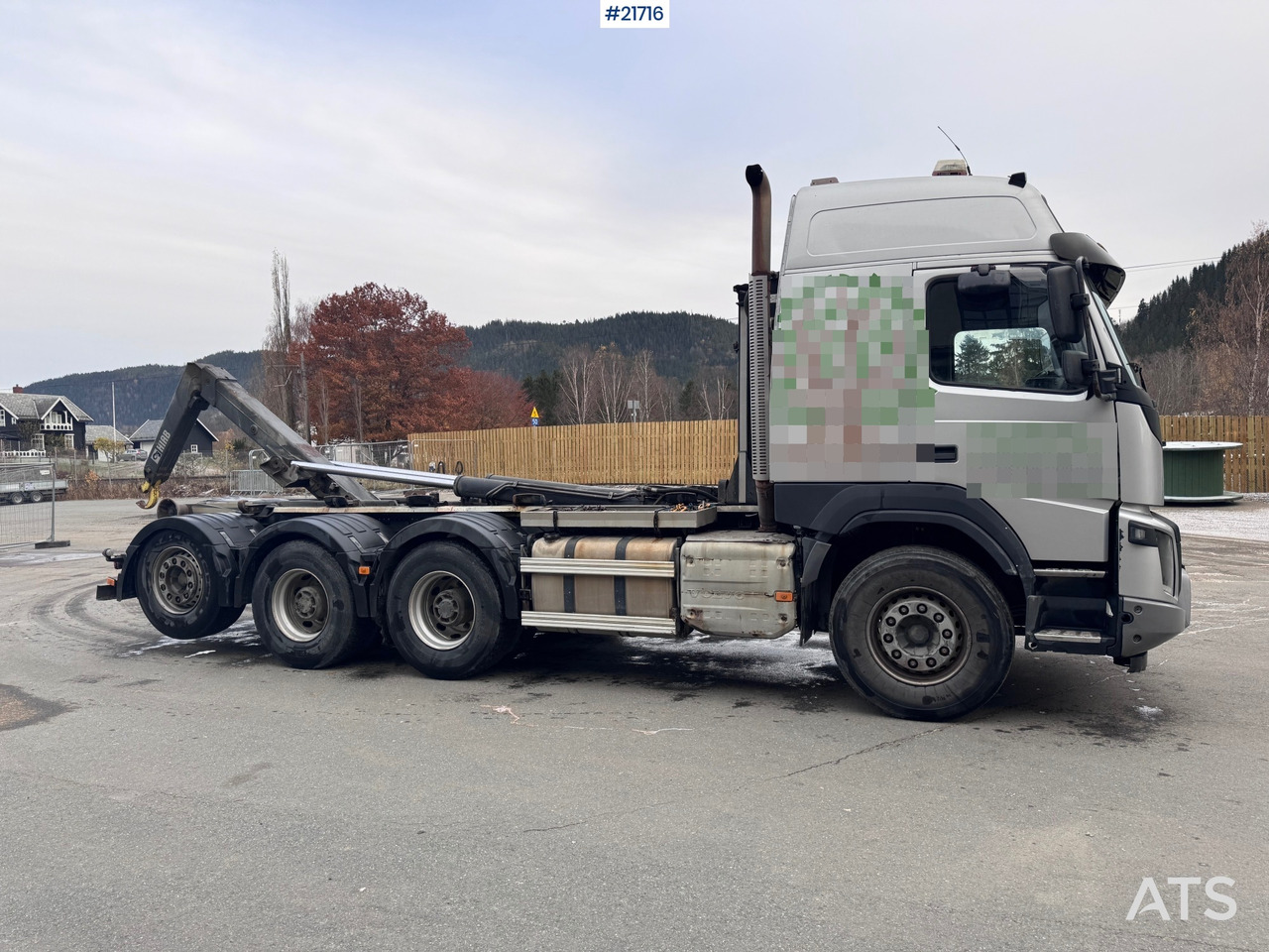 Camión multibasculante Volvo FMX 540 Krokbil - HIAB 24T Krok - Tridem