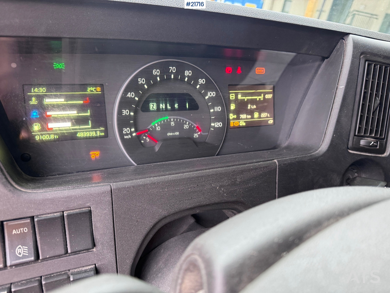 Camión multibasculante Volvo FMX 540 Krokbil - HIAB 24T Krok - Tridem