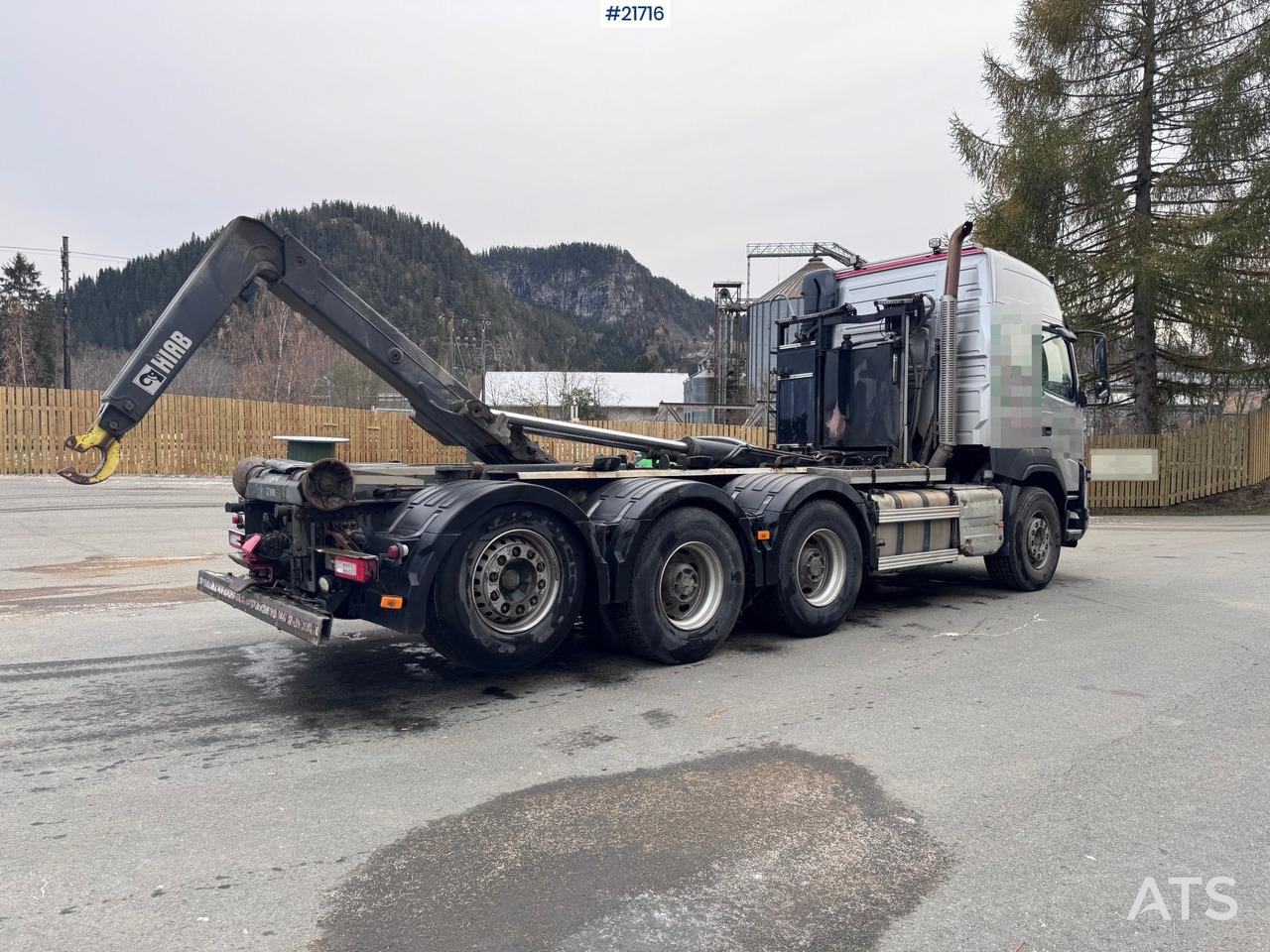 Camión multibasculante Volvo FMX 540 Krokbil - HIAB 24T Krok - Tridem