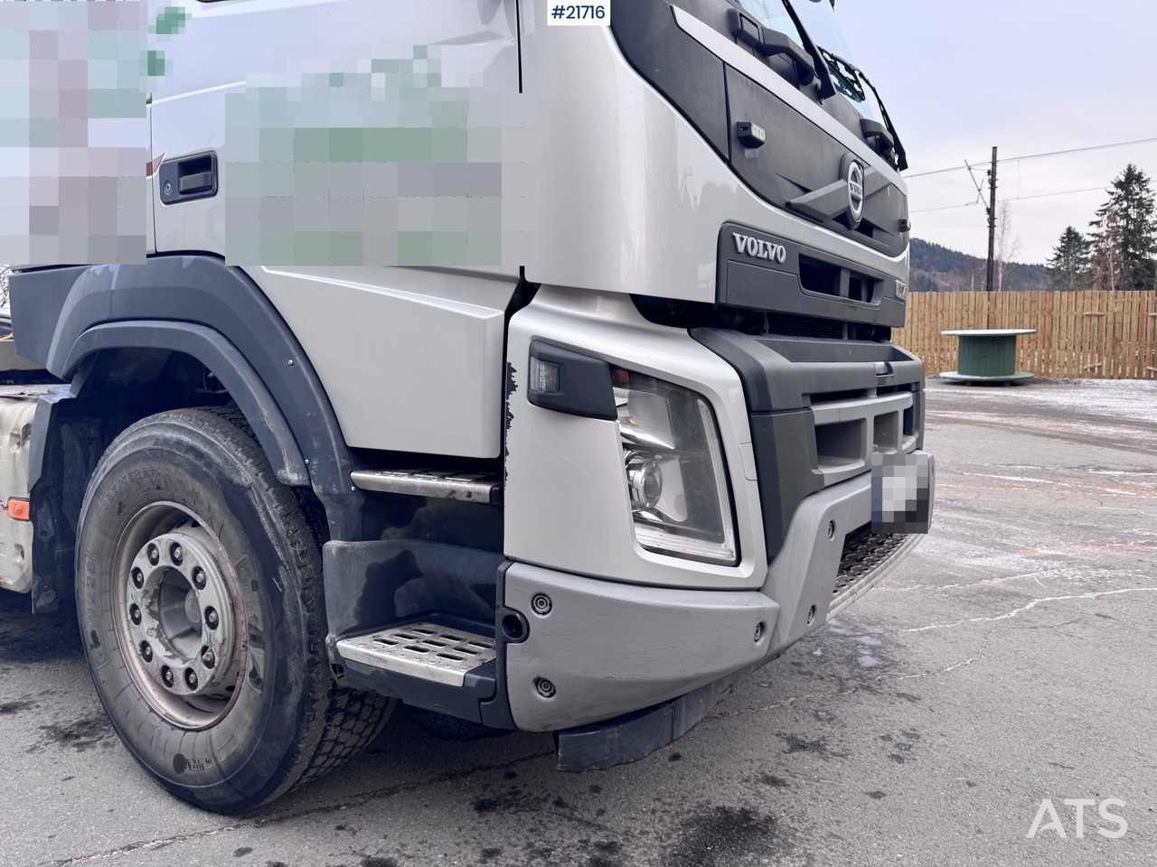 Camión multibasculante Volvo FMX 540 Krokbil - HIAB 24T Krok - Tridem