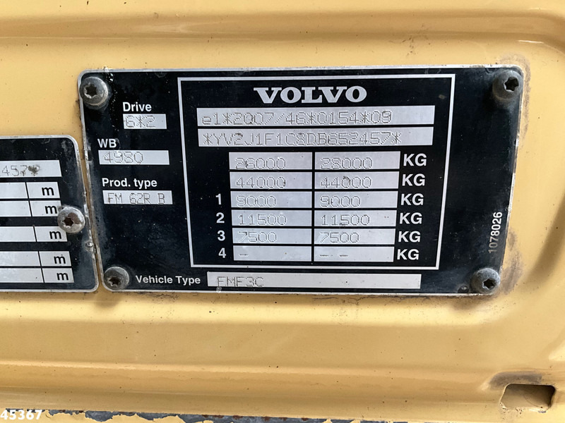 Camión multibasculante Volvo FM 410 AJK 20 Ton haakarmsysteem