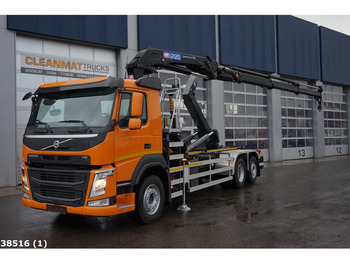Camión multibasculante Volvo FM 410 HMF 21 ton/meter laadkraan