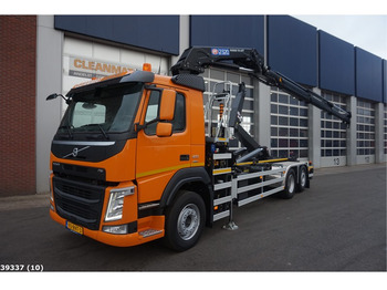 Camión multibasculante Volvo FM 410 HMF 23 ton/meter laadkraan