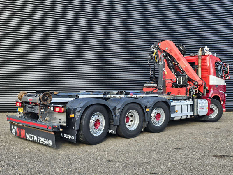 Camión multibasculante Volvo FM 420 8x2 / HIAB HOOKLIFT + 30 t/m CRANE - KRAN