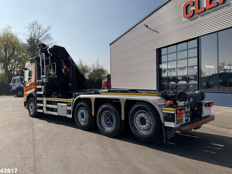 Camión multibasculante Volvo FM 420 8x2 HMF 28 Tonmeter laadkraan