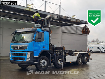 Camión multibasculante Volvo FM 460 8X2 Penz 12ZR7,70 Crane + AJK HS20N Automatic VEB+ Euro 5