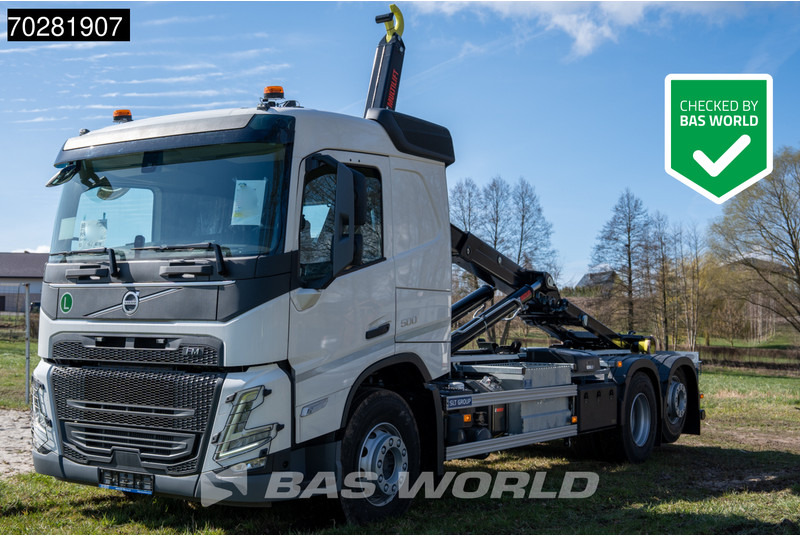Camión multibasculante Volvo FM 500 6X2 21 Tonnes Hiab VLT21s59 Liftachse Euro 6