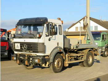 Camión portacontenedor de cadenas Mercedes-Benz SK 1824 K 4x2 Absetzkipper Meiller Tele