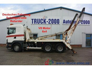 Scania 164 G 480 6x4 V8 Tele Retarder*Schaltgetriebe - camión portacontenedor de cadenas