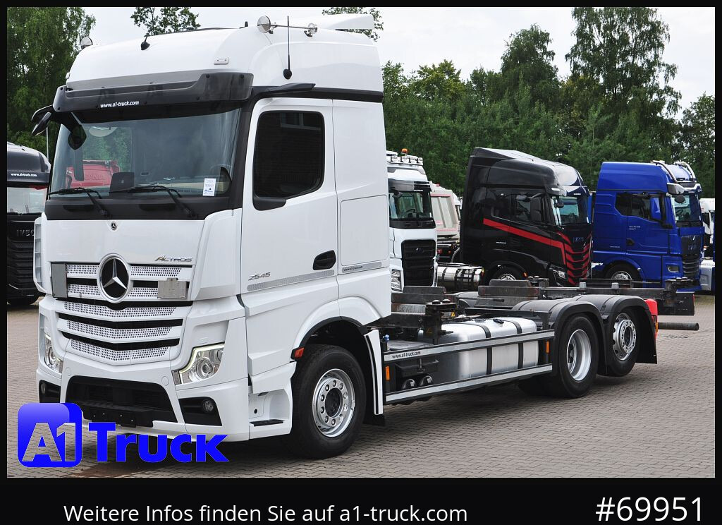 Camión portacontenedore/ Intercambiable MERCEDES-BENZ 2545, Multi BDF, Wechsler, 7.45-7.82, MIDI, LIftachse