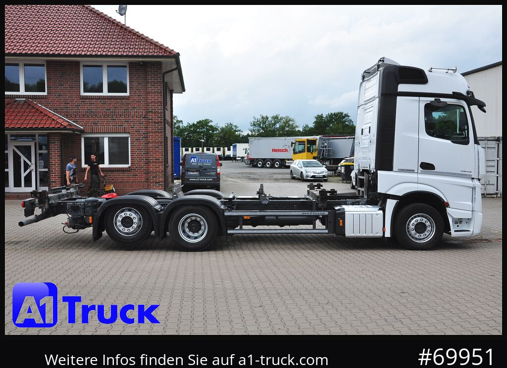 Camión portacontenedore/ Intercambiable MERCEDES-BENZ 2545, Multi BDF, Wechsler, 7.45-7.82, MIDI, LIftachse