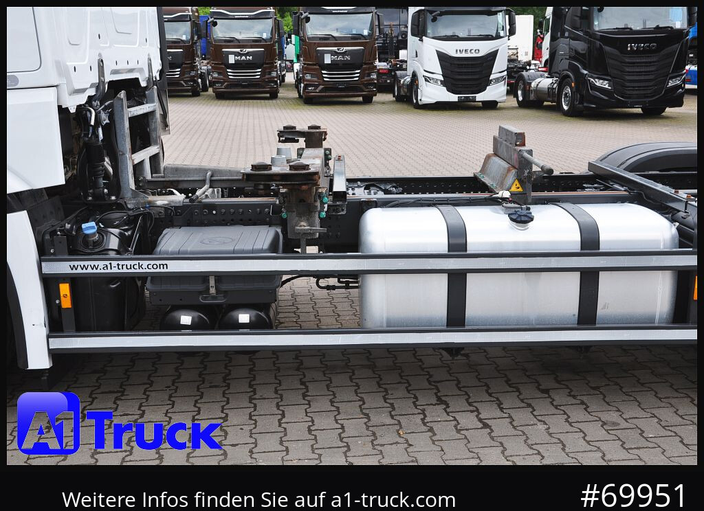Camión portacontenedore/ Intercambiable MERCEDES-BENZ 2545, Multi BDF, Wechsler, 7.45-7.82, MIDI, LIftachse