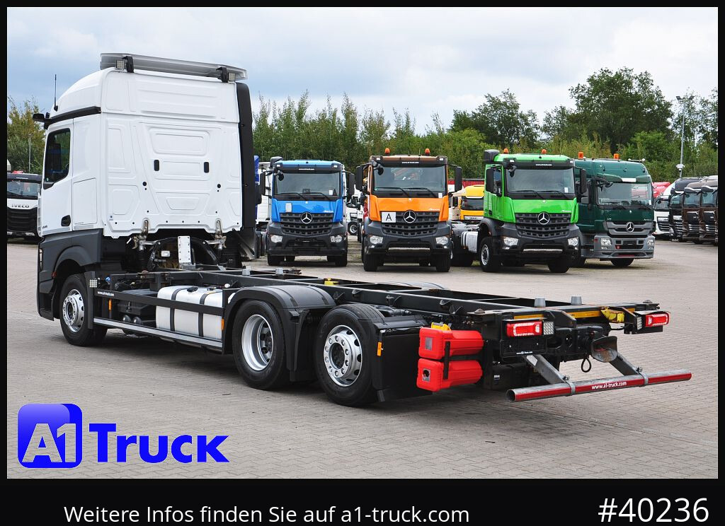 Camión portacontenedore/ Intercambiable MERCEDES-BENZ 2545, Multi BDF, Wechsler, 7.45-7.82, MIDI, Liftachse