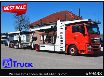 Camión portavehículos MAN 18.400 TGX, Autotransporter Kässbohrer,