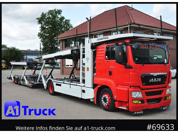 Camión portavehículos MAN 18.400 TGX, Autotransporter Kässbohrer,