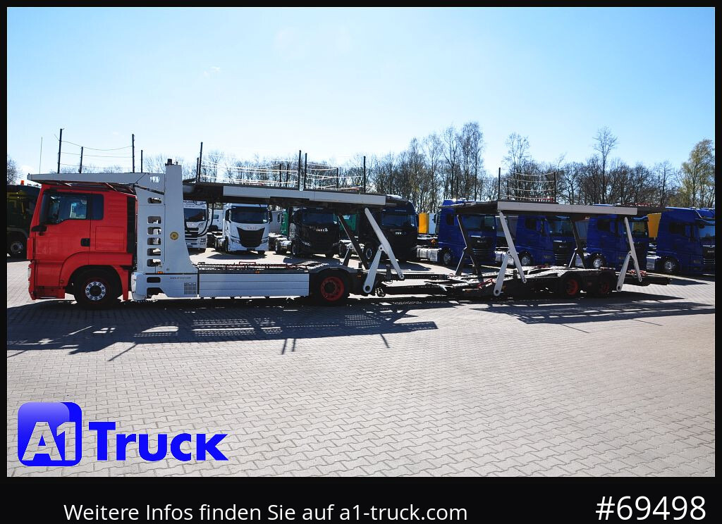 Camión portavehículos MAN 18.400 TGX, Autotransporter Kässbohrer,