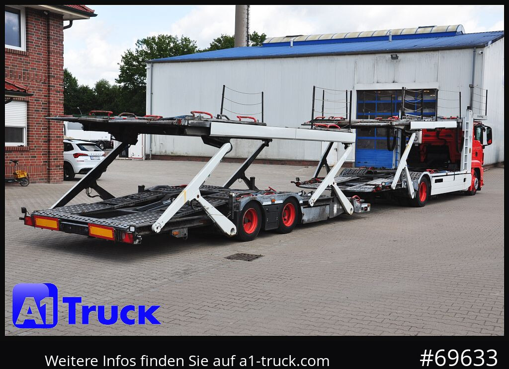 Camión portavehículos MAN 18.400 TGX, Autotransporter Kässbohrer,