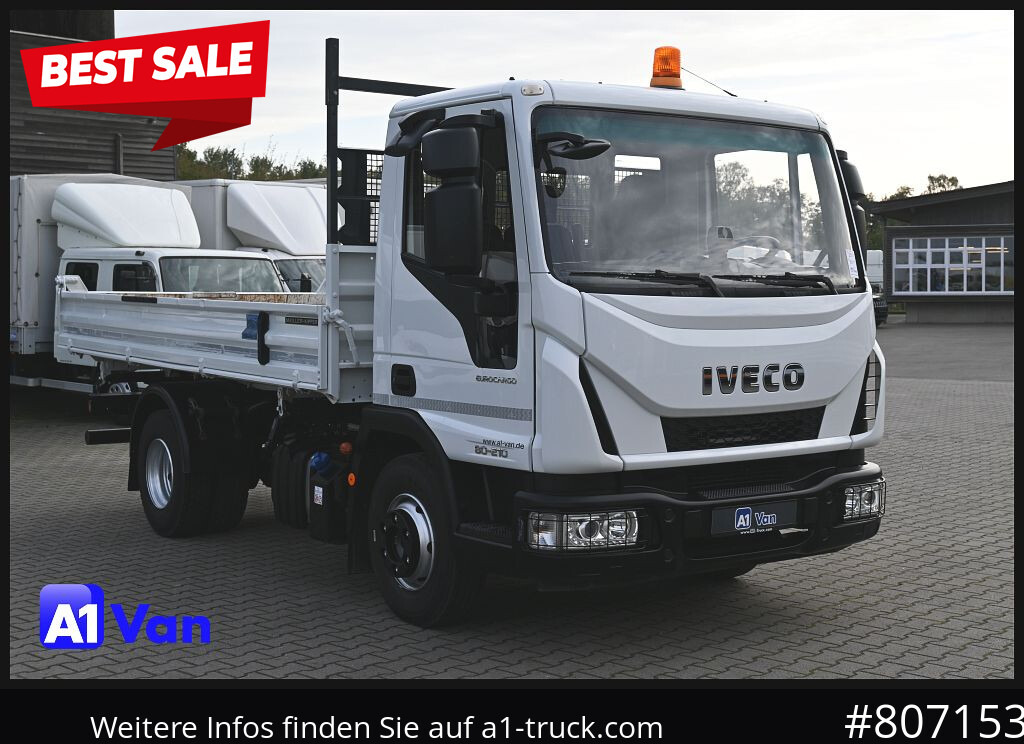 Camión volquete IVECO Eurocargo 80E21 Kipper, Meiller, Klima, 2x AHK