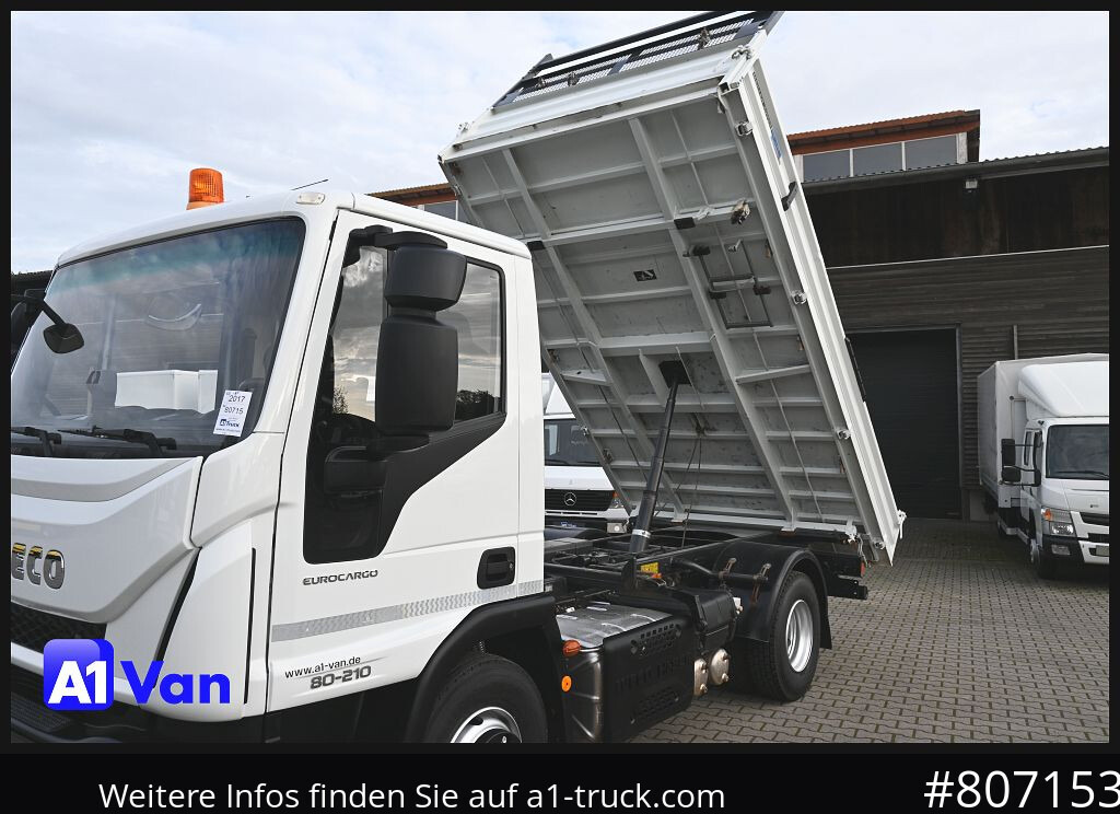 Camión volquete IVECO Eurocargo 80E21 Kipper, Meiller, Klima, 2x AHK