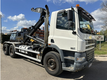 DAF CF 85.430 6x4 20T ATLAS HOOKLIFT - HUB REDUCTION BIG AXLES - *316.000km* - STEEL SPRING - MANUAL GEARBOX ZF - BE TRUCK - Camión portacontenedore/ Intercambiable: foto 1