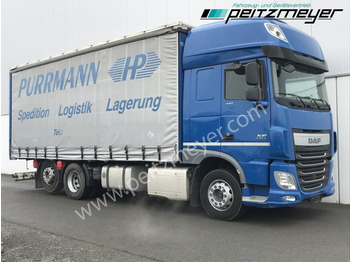 DAF XF 105.440 FAR Pritsche 6x2, Superspace EU 6, Edscha, TÜV 8/24 - Camión lona: foto 2