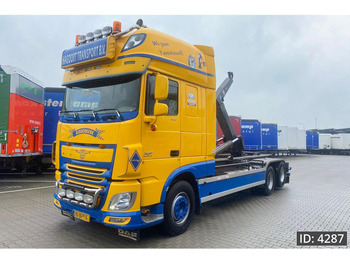 DAF XF 460 Day Cab, Euro 6, / 6x2 / Automatic / 25Ton VDL Hooklift / Haakarm / Abrollkipper / Lift Axle - Camión portacontenedore/ Intercambiable: foto 1