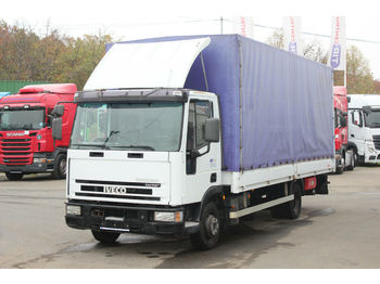 Camión lona Iveco Iveco EUROCARGO ML 75 E, HYDRAULIC LIFT: foto 1