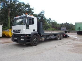 Camión caja abierta para transporte de equipos pesados Iveco Stralis AD 260 S 36: foto 1