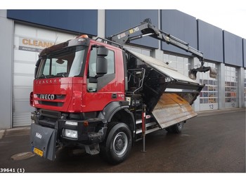 Camión volquete Iveco Trakker AD190T33W 4x4 Euro 5 Hiab 12 ton/meter laadkraan: foto 1