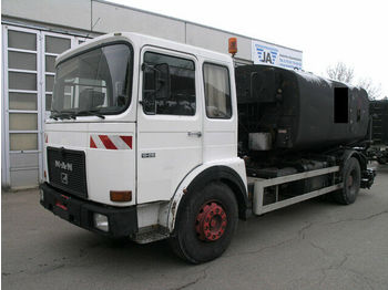 Camión cisterna MAN 19 281 BREINING Spritzrampe Asphalt Bitumen Tank: foto 1