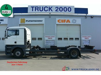 Camión portacontenedore/ Intercambiable MAN TGA 18.350 LL BDF 1.Hand 5 Sitzer Klima Schalter: foto 1