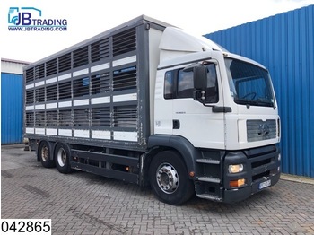 Camión transporte de ganado MAN TGA 26 360 6x2, EURO 2, Retarder, Animal transport, 3 layers, Manual: foto 1