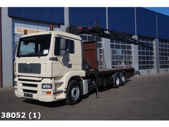 Camión caja abierta MAN TGA 26.360 Hiab 16 ton/meter Kran: foto 1
